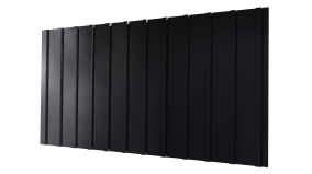 Профнастил С10 1155/1100x0,45 мм, 9005 черный янтарь глянцевый