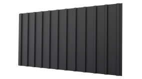 Профнастил С10 1155/1100x0,5 мм, 9005 черный янтарь матовый