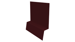 Планка стартовая фальц 135x30x55 мм, 3005 винно-красный глянцевый