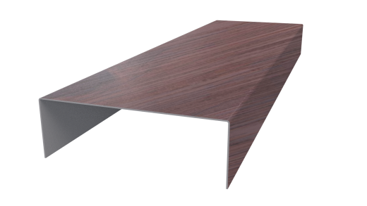 Декоративная накладка 20x60x20 мм, Античный дуб 3D