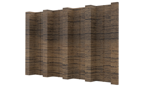 Профнастил Н60 902/845х0,45 мм, Дуб Сантана 3D