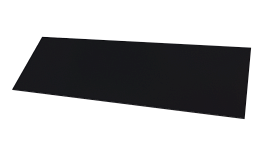 Планка завершающая 65x2000 мм, 9005 черный янтарь глянцевый