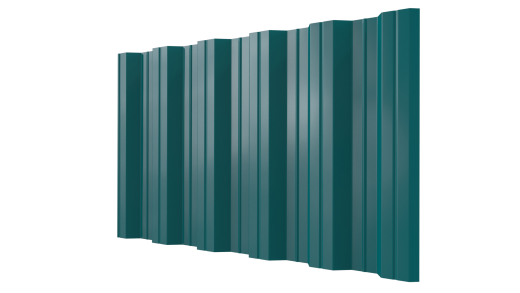 Профнастил НС35 1060/1000x0,4 мм, 5021 водная синь глянцевый