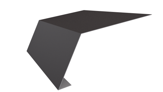 Планка карнизная 100x65x2000 мм, 8019 серо-коричневый матовый