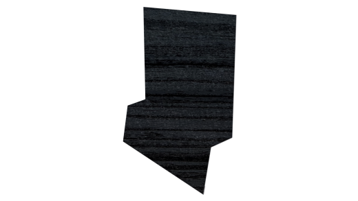 Планка стартовая фальц 135x30x55 мм, Морион 3D
