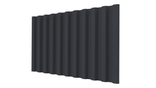 Профнастил С21 1051/1000x0,5 мм, 7024 графитовый серый стальной бархат