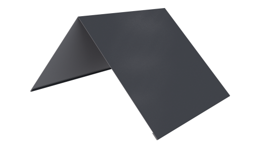 Конёк простой 190x190x2000 мм, 7024 графитовый серый PUR Pruf