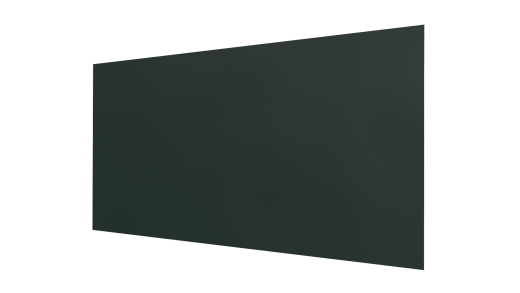 Плоский лист 1250x0,5 мм, 6009 пихтовый зелёный матовый
