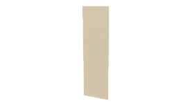 Планка стыковочная 60x2000 мм, 1015 св. слоновая кость глянцевый