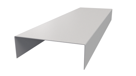 Декоративная накладка 20x60x20 мм, 9003 сигнальный белый глянцевый