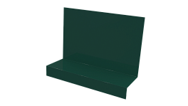 Примыкание боковое фальц 25x65x130 мм, 6005 зеленый мох глянцевый