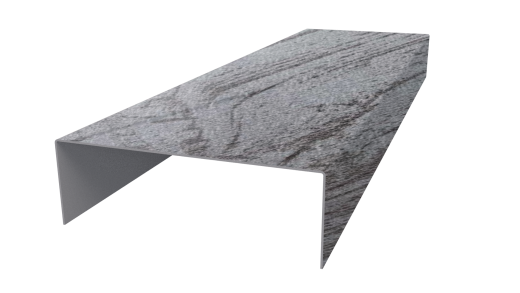 Декоративная накладка 20x60x20 мм, Морион 3D