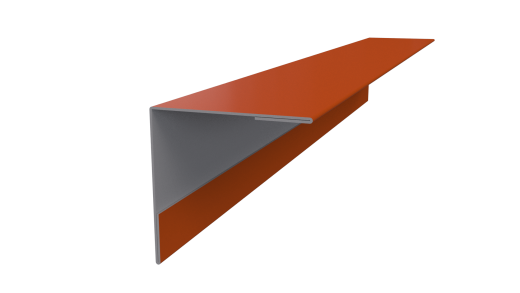 Планка угла наружного 50x50x2000 мм, 2004 оранжевый глянцевый