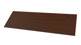 Планка завершающая 65x2000 мм, Золотой орех 3D