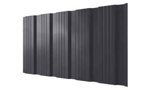 Профнастил К20 1195/1130x0,3 мм, 7024 графитовый серый глянцевый