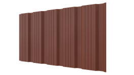 Профнастил К20 1195/1130x0,45 мм, 8004 медно-коричневый матовый