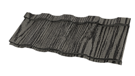 Профиль Орион 25 1200/1150x0,45 мм, Дуб винтаж 3D