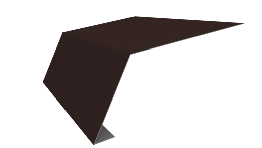 Планка карнизная 100x65x2000 мм, 8017 шоколадно-коричневый глянцевый