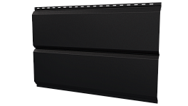 Л-брус 264/240x0,5 мм, 9005 черный янтарь матовый