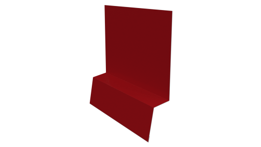 Планка стартовая фальц 135x30x55 мм, 3020 транспортный красный глянцевый