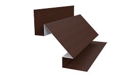 Планка угла внутреннего сложная Блок-хаус 110x2000 мм, Antique wood