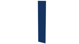 Крепежная планка 10x40x10 мм, 5005 сигнальный синий глянцевый