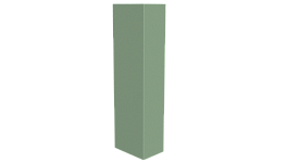 Стойка 40x60x40 мм, 6019 бело-зеленый глянцевый