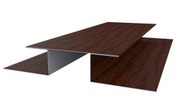 Планка стыковочная сложная Блок-хаус 110x2000 мм, Дуб Кельтик 3D