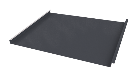 Фальцевая кровля 562/550x0,5 мм, 7024 графитовый серый глянцевый