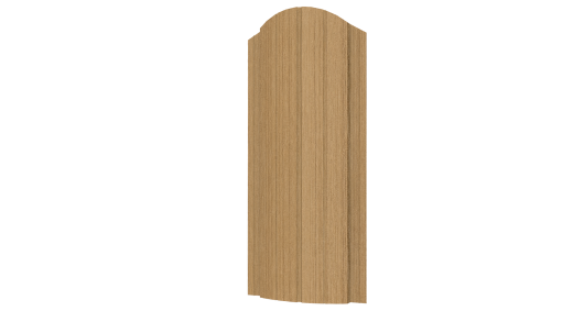 Штакетник Европланка Престиж 131x0,45 мм, Орех 3D