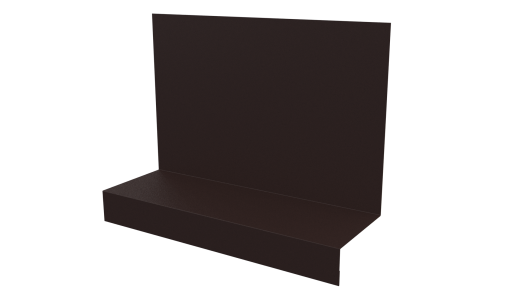 Примыкание боковое фальц 25x65x130 мм, 8017 шоколадно-коричневый PUR Pruf