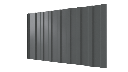 Профнастил С20R 1150/1100x0,45 мм, 7005 мышино-серый глянцевый
