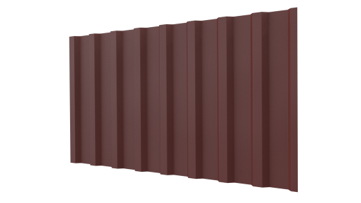 Профнастил С20B 1150/1100x0,45 мм, 3009 оксид красный матовый