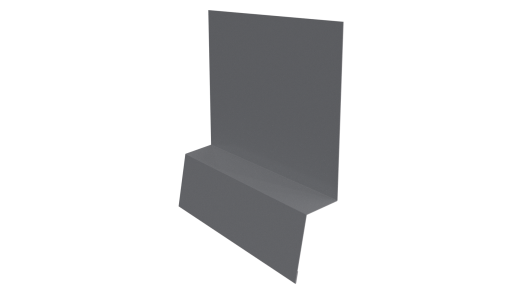 Планка стартовая фальц 135x30x55 мм, 7040 серое окно глянцевый