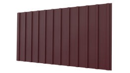 Профнастил С10 1155/1100x0,45 мм, 3005 винно-красный матовый
