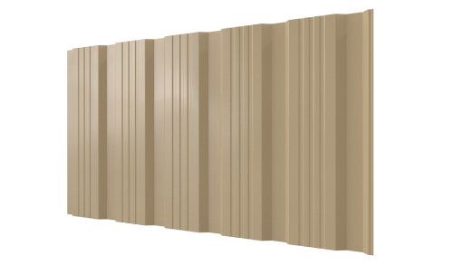 Профнастил К20 1195/1130x0,3 мм, 1014 слоновая кость глянцевый