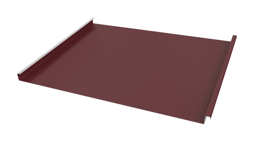 Фальцевая кровля 562/550x0,5 мм, 3005 винно-красный матовый