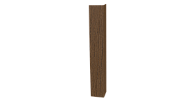 Планка угла наружного 30x30x2000 мм, Дуб Сантана 3D