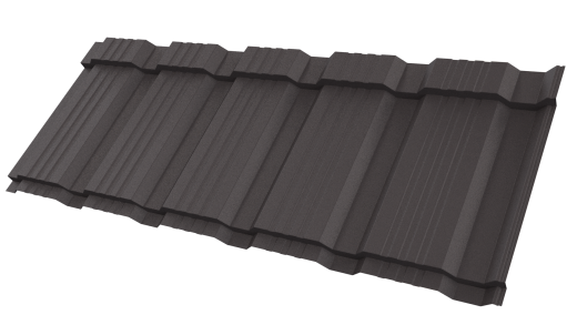 Профиль Пегас 1195/1130x0,45 мм, 8019 серо-коричневый матовый