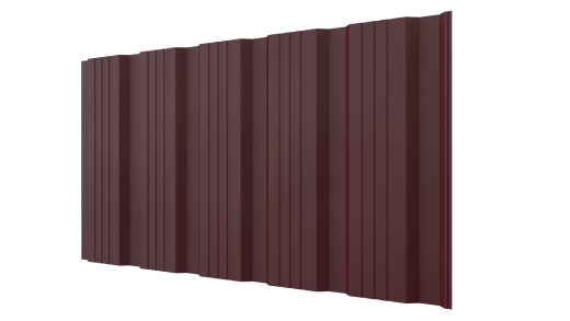 Профнастил К20 1195/1130x0,45 мм, 3005 винно-красный матовый