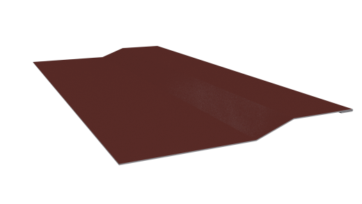 Планка крепёжная фальц 50x17x29 мм, 3009 оксид красный глянцевый