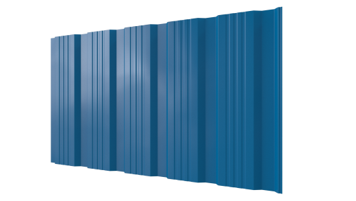 Профнастил К20 1195/1130x0,4 мм, 5015 небесно-синий глянцевый