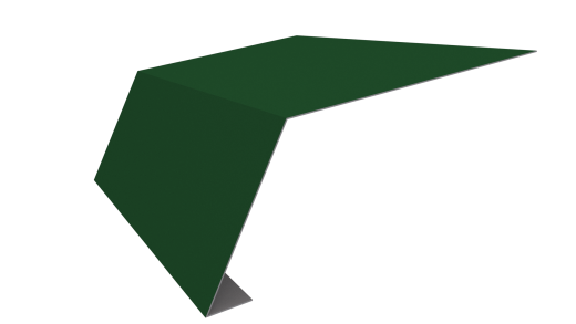 Планка карнизная 100x65x2000 мм, 6002 лиственно-зеленый глянцевый