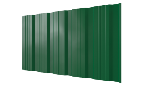 Профнастил К20 1195/1130x0,3 мм, 6029 мятно-зеленый глянцевый
