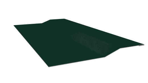 Планка крепёжная фальц 50x17x29 мм, 6005 зеленый мох глянцевый