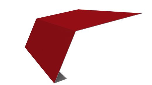 Планка карнизная 100x65x2000 мм, 3020 транспортный красный глянцевый