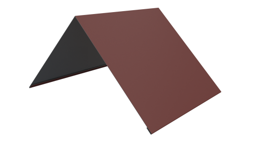 Конёк простой 190x190x2000 мм, 3009 оксид красный матовый