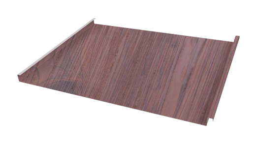 Фальцевая кровля 562/550x0,45 мм, Античный дуб 3D