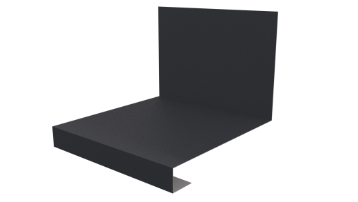 Планка примыкания нижняя к трубе фальц 140x200 мм, 7024 графитовый серый PUR Pruf