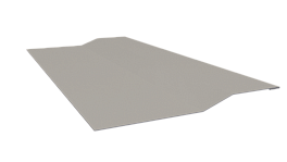 Планка крепёжная фальц 50x17x29 мм, 9002 светло-серый глянцевый